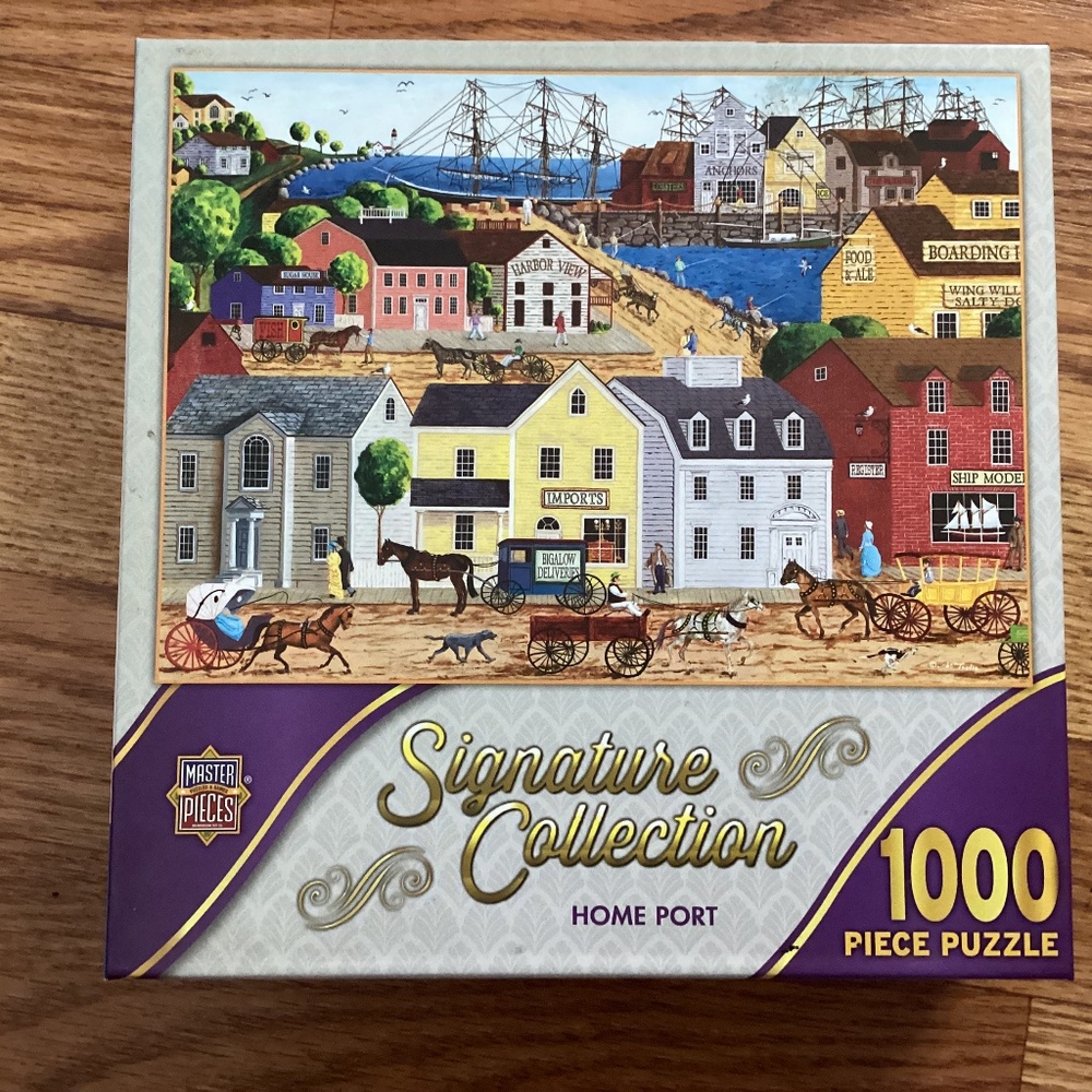 Master Pieces 1000 Piece  " Home Port " Puzzle